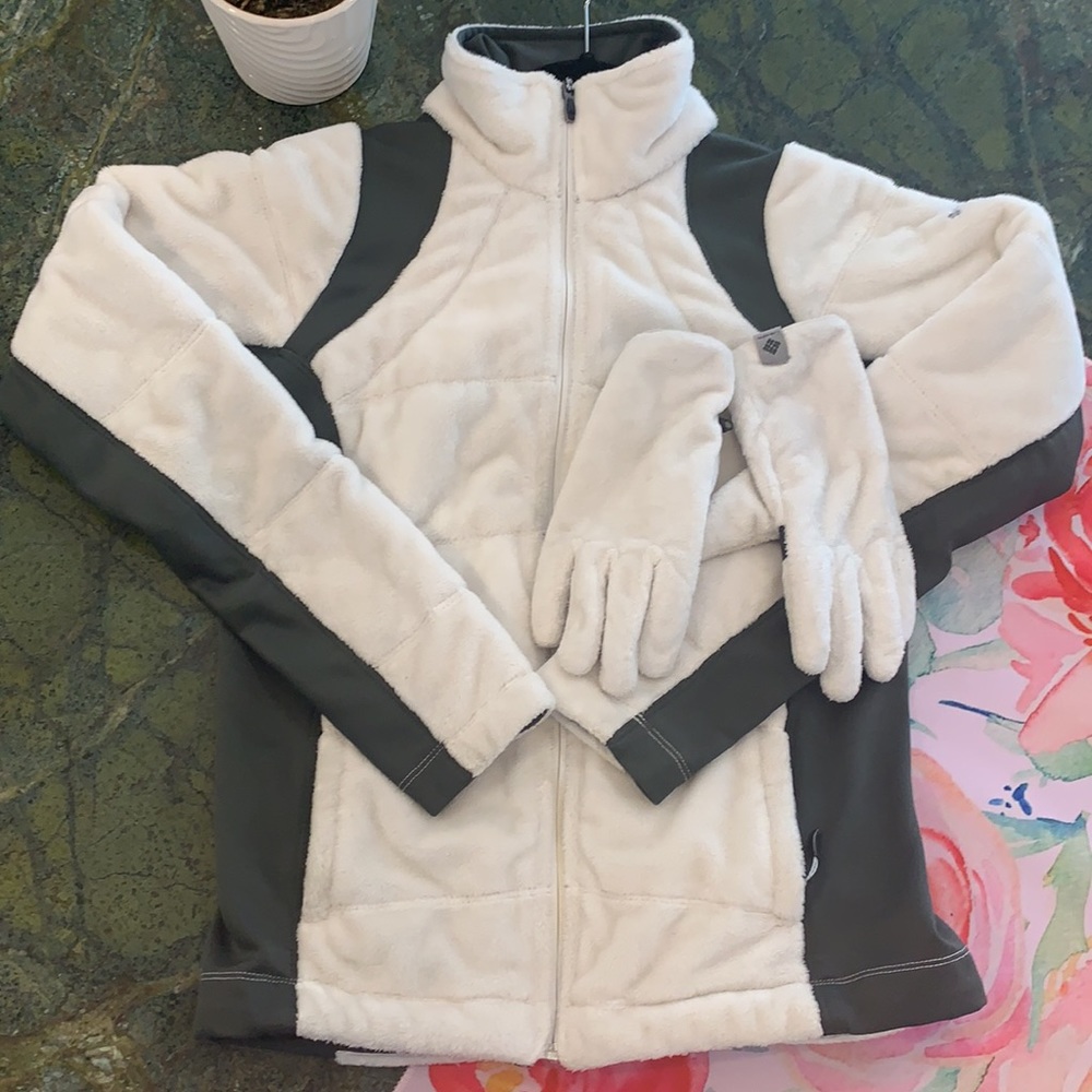 Columbia Women’s Jacket & Gloves ❄️🌷